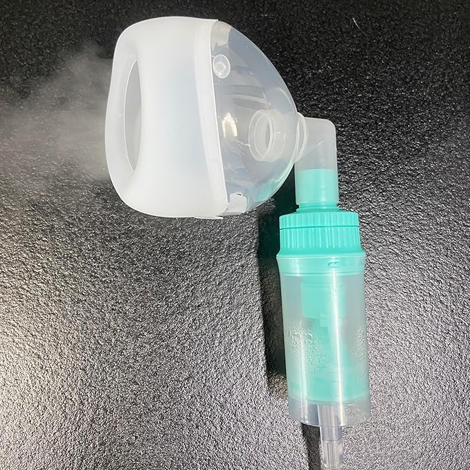 Lying Down Nebulizer Cup and Inhaler Mask for Cats and Small Dogs, Oxygen Mask for Pets (No Nebulizer Device) (S) WhaleSing