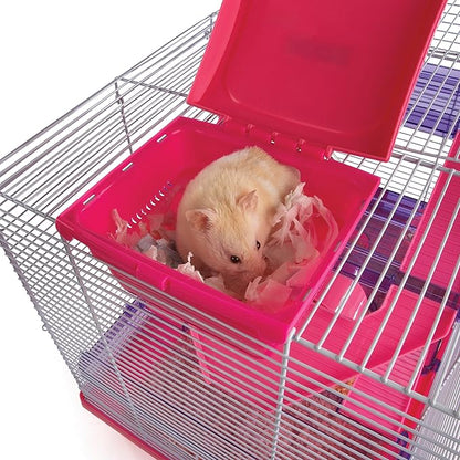 Pico XL Pink & Purple - Hamster & Small Animal Home/Cage Rosewood